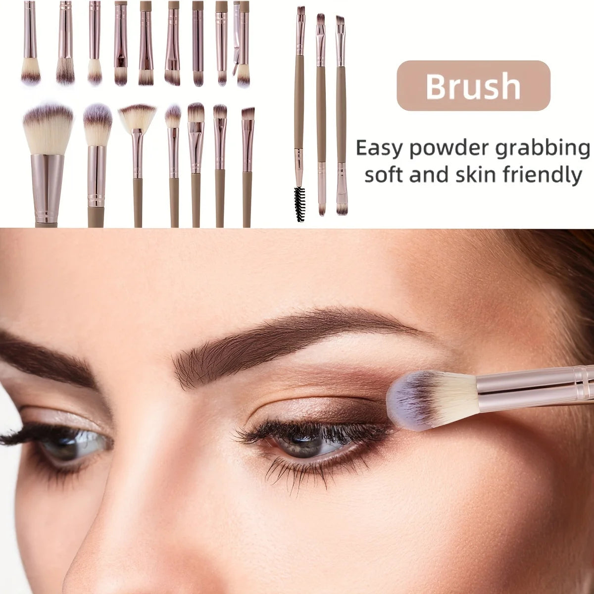 Professional Makeup Brush Set with 20/40 Tools, Various Specifications Available