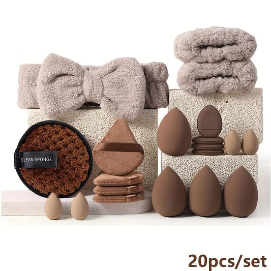 Professional Makeup Brush Set with 20/40 Tools, Various Specifications Available